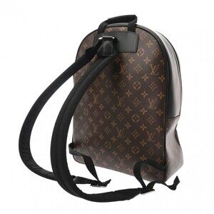 Louis Vuitton Monogram Daypack Black Macassar Josh Backpack Brown Canvas